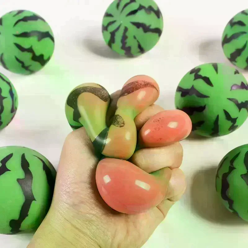 Watermelon Shaped Stress Relief Toy Soft Slow Rising For Kids Adults Home Party Favors