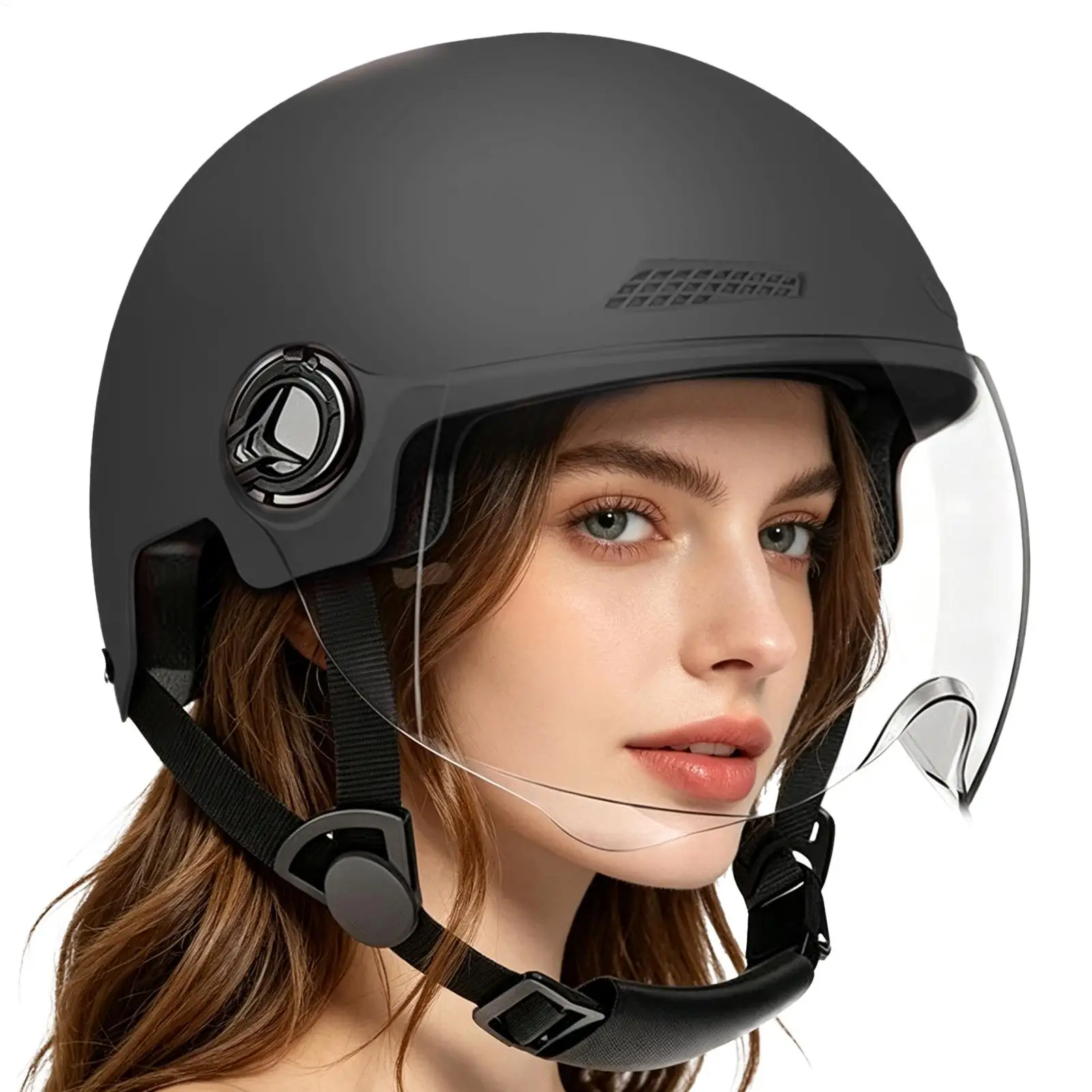 

E Bike Helmet Lightweight Adjustable Breathable Unisex Bicycle Helmet Shield For Urban Ride Outdoor Cycling Skateboarding