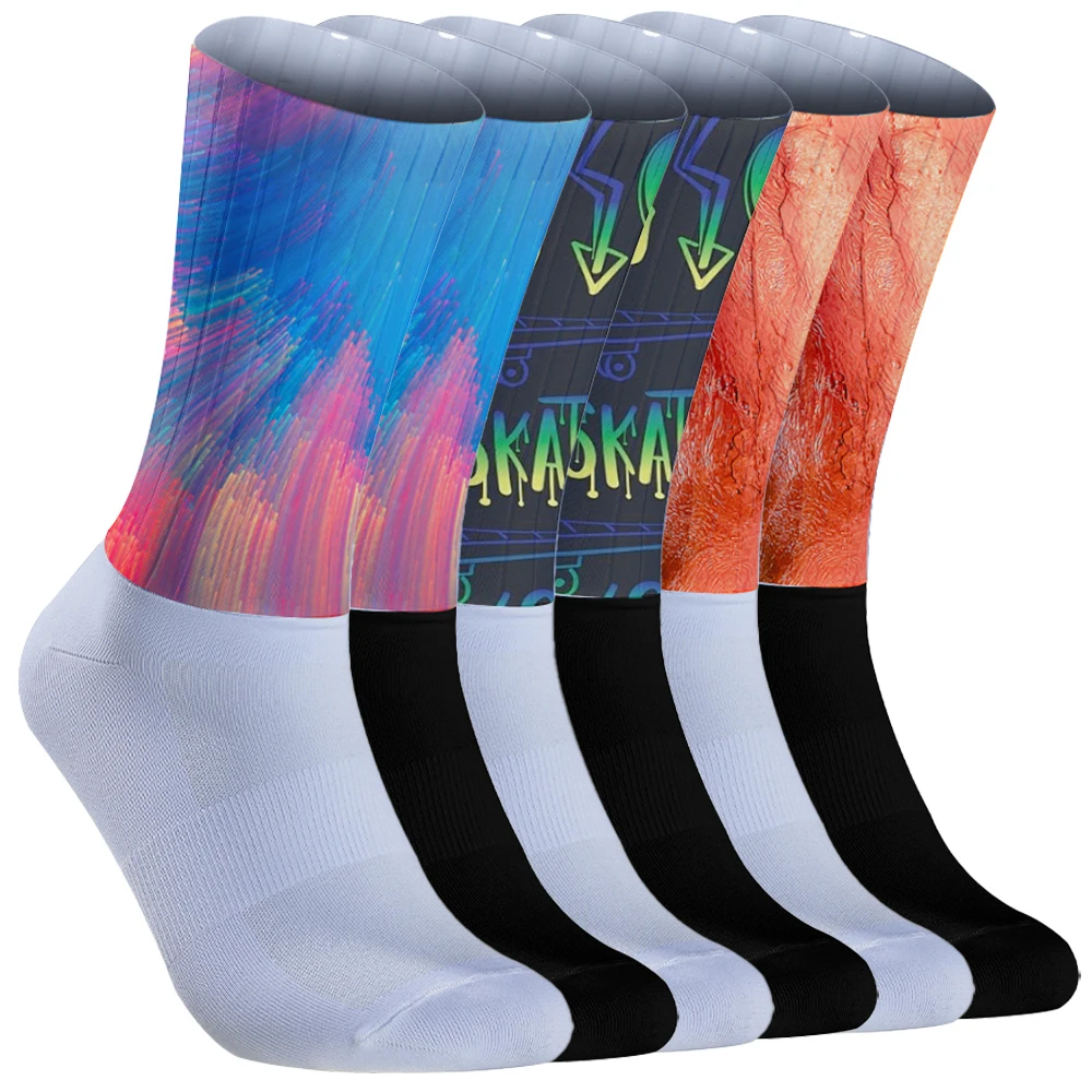 

2025 New Compression Cycling Socks Compression Breathable Mountain Bike Racing Socks Men Women cycling socks