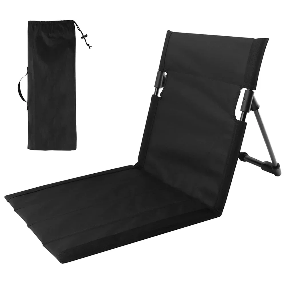 

Outdoor Camping Backrest Lightweight Foldable Chair Park Leisure Backrest Beach Portable Single Lazy Chairs