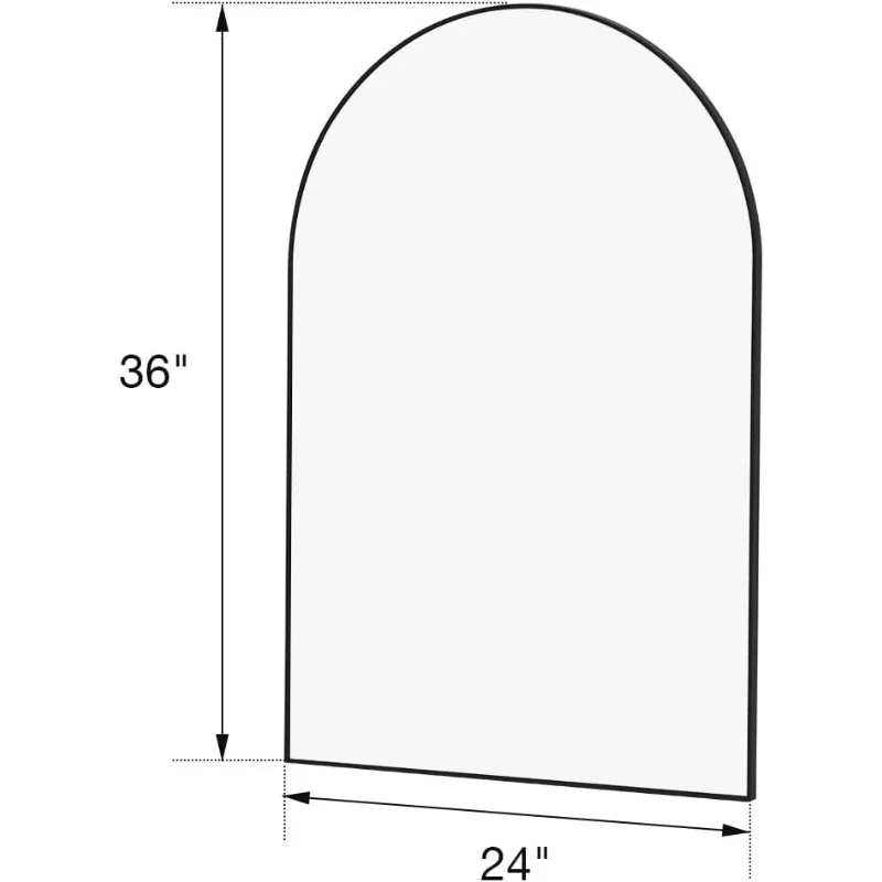 Specchio da parete, Specchio da parete per bagno, Specchio ad arco per bagno, Specchio da parete per bagno