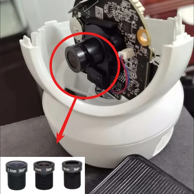 Lente HD de 5 millones de píxeles para cámaras EZVIZ series C8W/C6C/C8C/C2, piezas para aparatos de cuidado personal