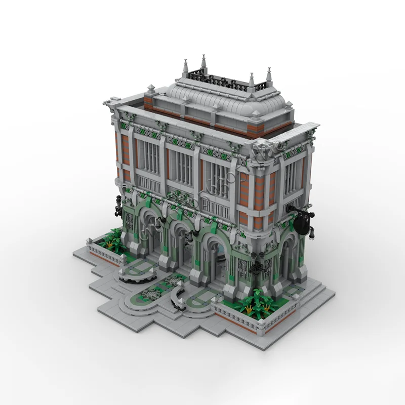 5163 PCS MOC Medievale Due Storie Castello Classico Modello Modulare Building Blocks Set FAI DA TE Educazione Mattoni Giocattolo Regalo Di Compleanno Del Capretto