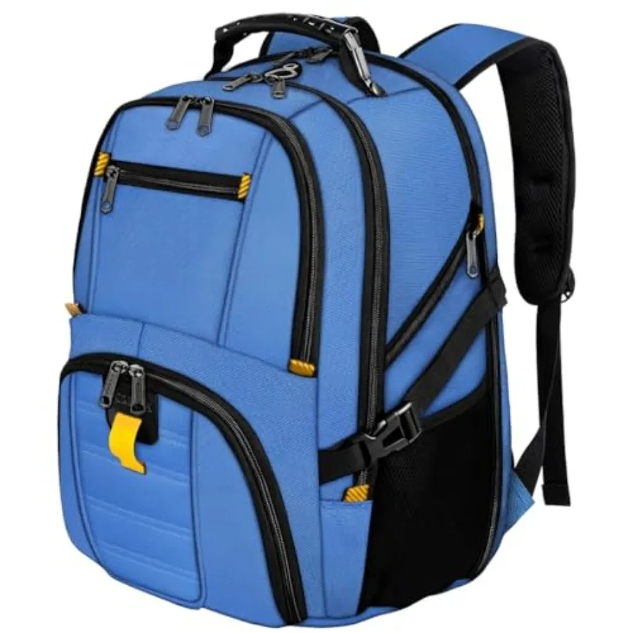 Großer Rucksack für Herren, extra großer Laptop-Rucksack für Herren und Damen, wasserabweisender Reiserucksack, flugzeugtauglich, Business-Rucksack