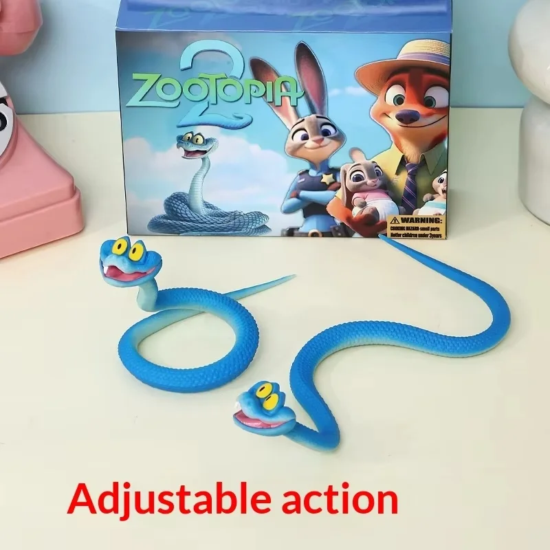 Zootopia 2 Figurina del personaggio del lottatore gamorrea - Giocattolo da collezione altamente dettagliato Modello interattivo fatto a mano per bambini