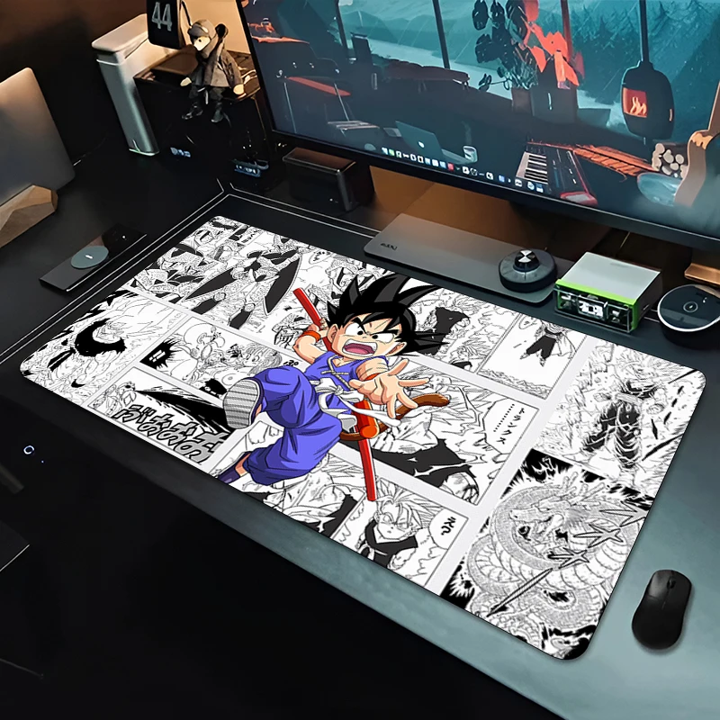 Hot Sale Dragon Ball Z Anime Mouse pad E-sports Gamer Speed Mousepads PC Gaming Extended Keyboard Desk Mat Notbook DBZ Mousepad