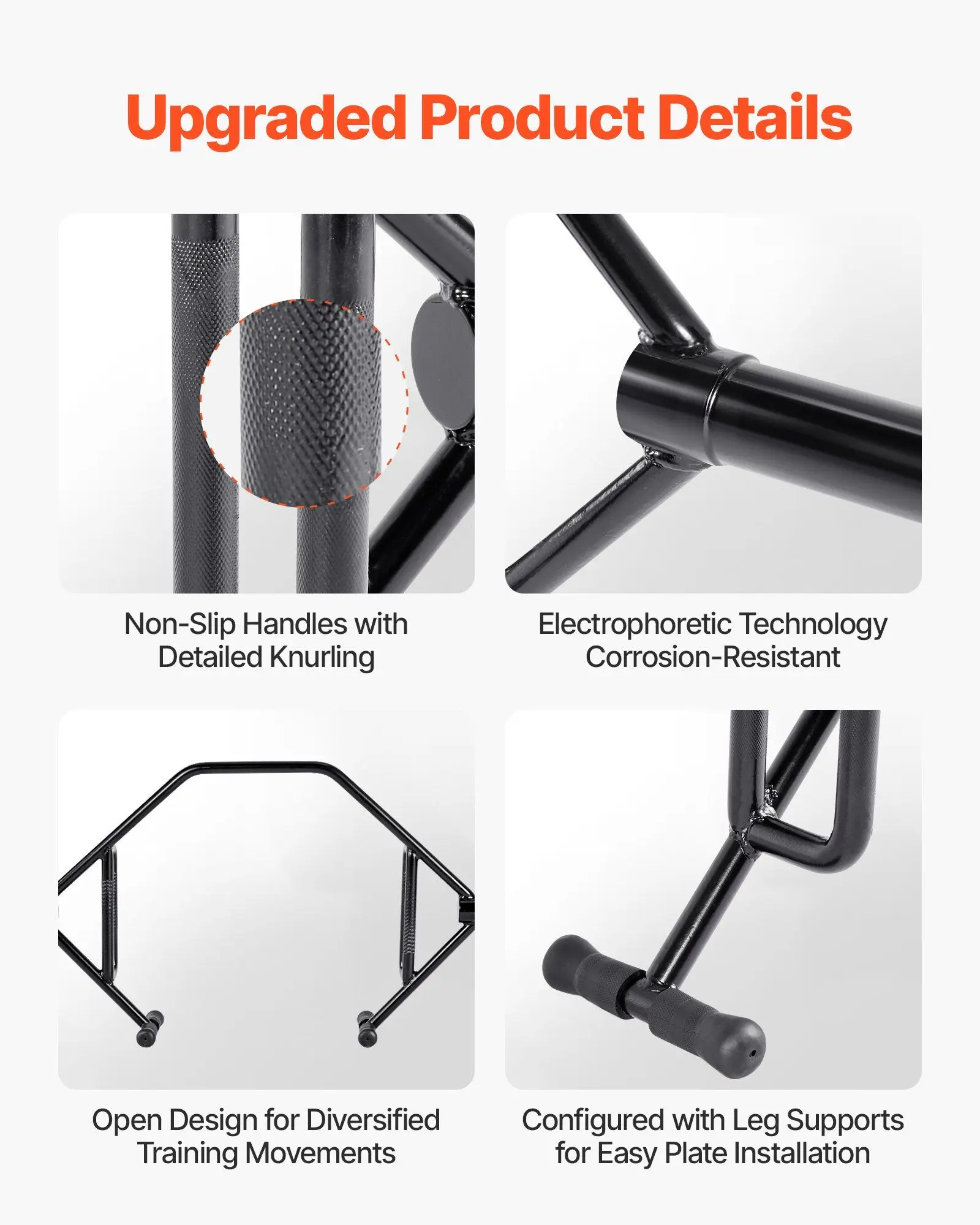Шестигранная штанга с открытой рамой, 800 фунтов, шестигранная штанга с рукавами 2 дюйма и ручками с накаткой для приседаний, становой тяги, плечевого пресса