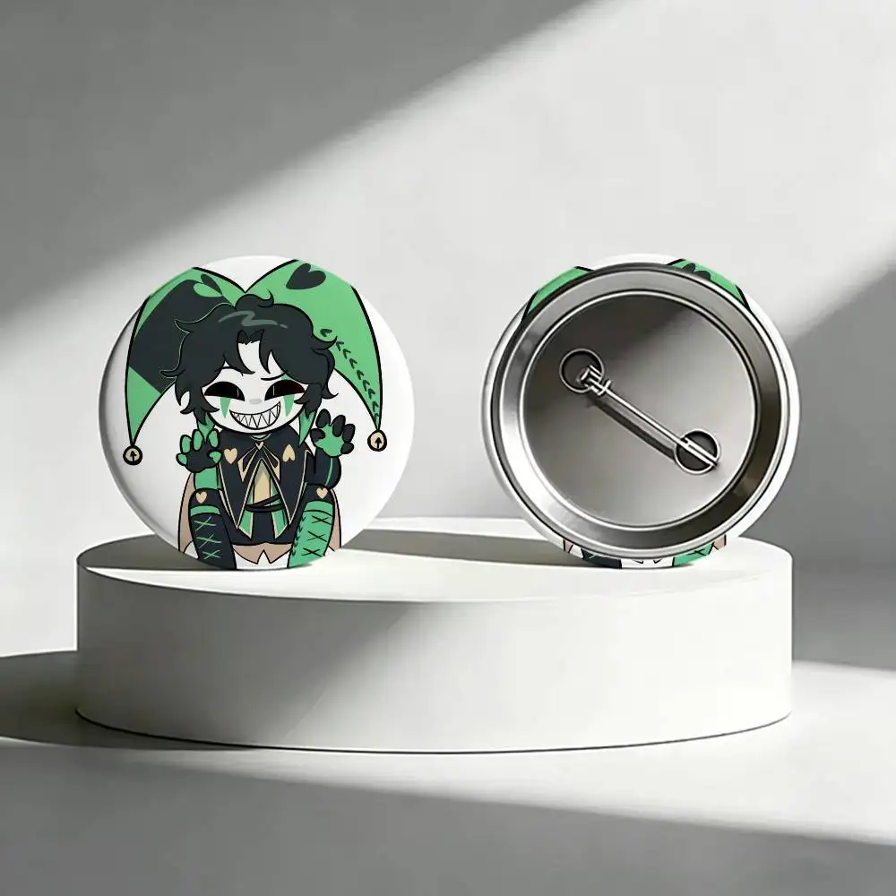 Harlequin  TFC  Button Pins Backpack Clothing Decor Brooch Badge Jewelry Gifts for Kids
