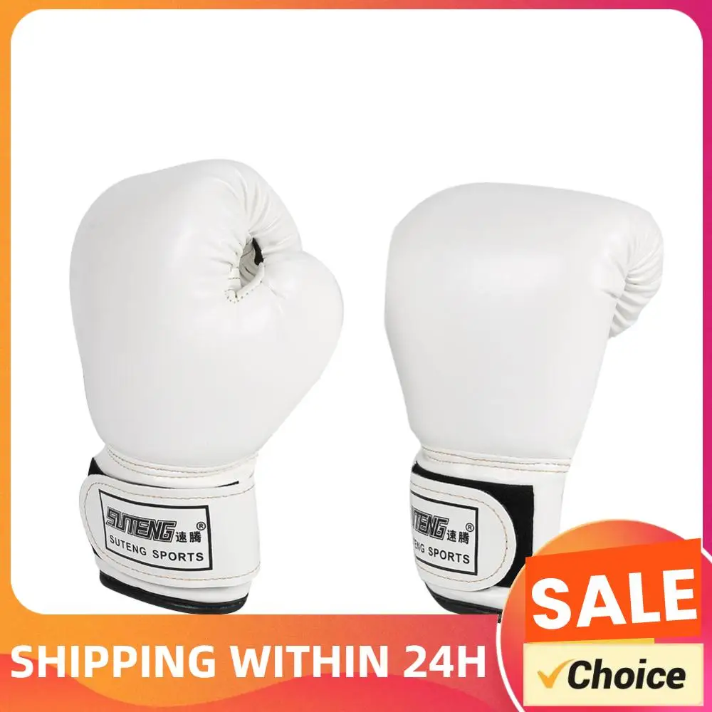 

2Pcs Kids Boxing Gloves PU Leather Training Gloves Breathable Muay Thai Mitts Taekwondo Mitts for Punching Bag