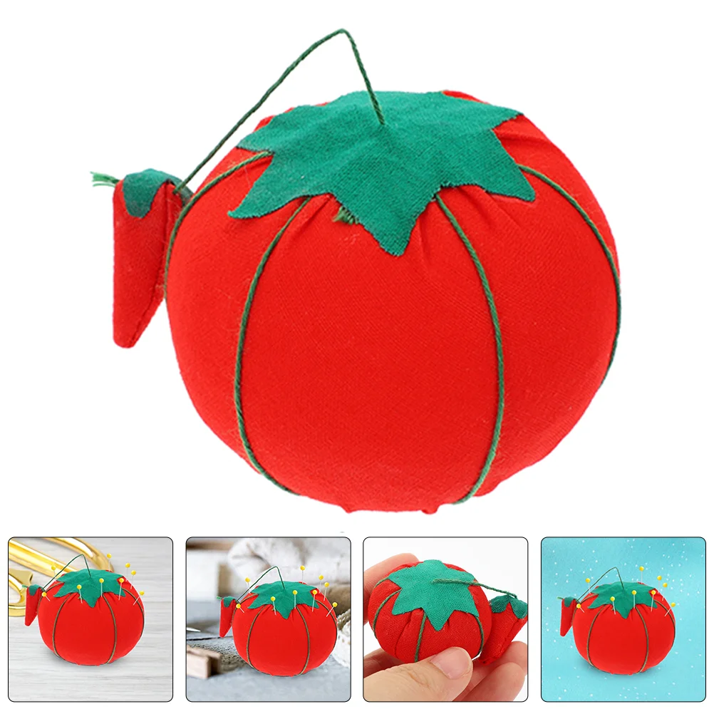 12 Pcs Tomato Pin Sewing Pins Convenient Holder Cotton Household Needle Cushion