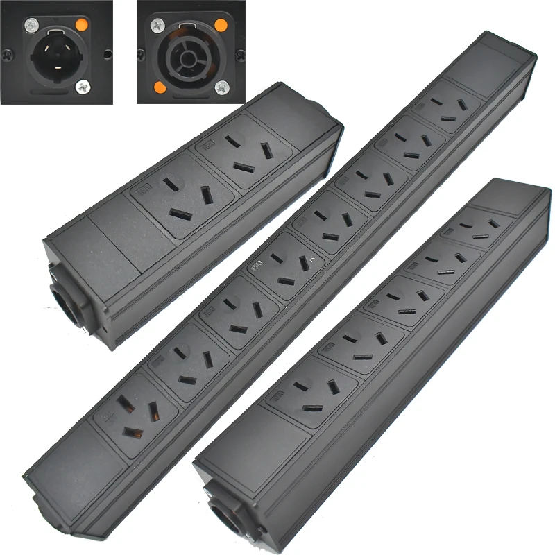 PDU power strip 3P aviation NAC3FX-W NAC3MPX port 1-11output 16A AU/China socket