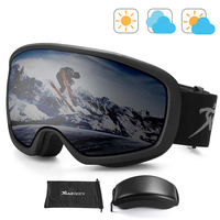 MAXDEER Ski Goggles Men Women Snowboard Goggles Waterproof Double Layer Anti-fog Ski Glasses UV Protection Snow Skiing Eyeware