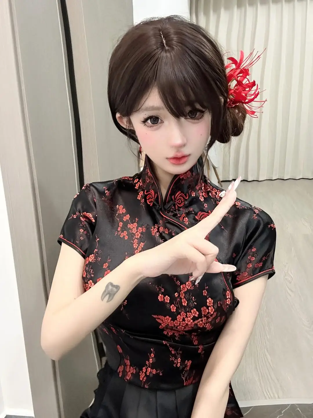 Novo chinês sle dr loween cisas cosplay orm ort sve empregada orm ort bandeira robe uso diário