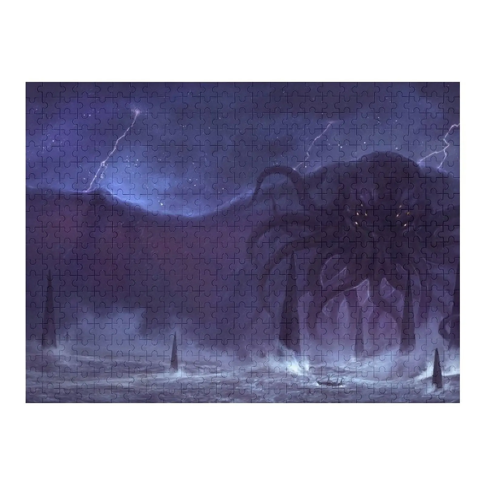 

Call of Cthulhu 7th ed. Keepers Book Cover by Sam Lamont Jigsaw Puzzle Custom Wooden Gift Puzzle