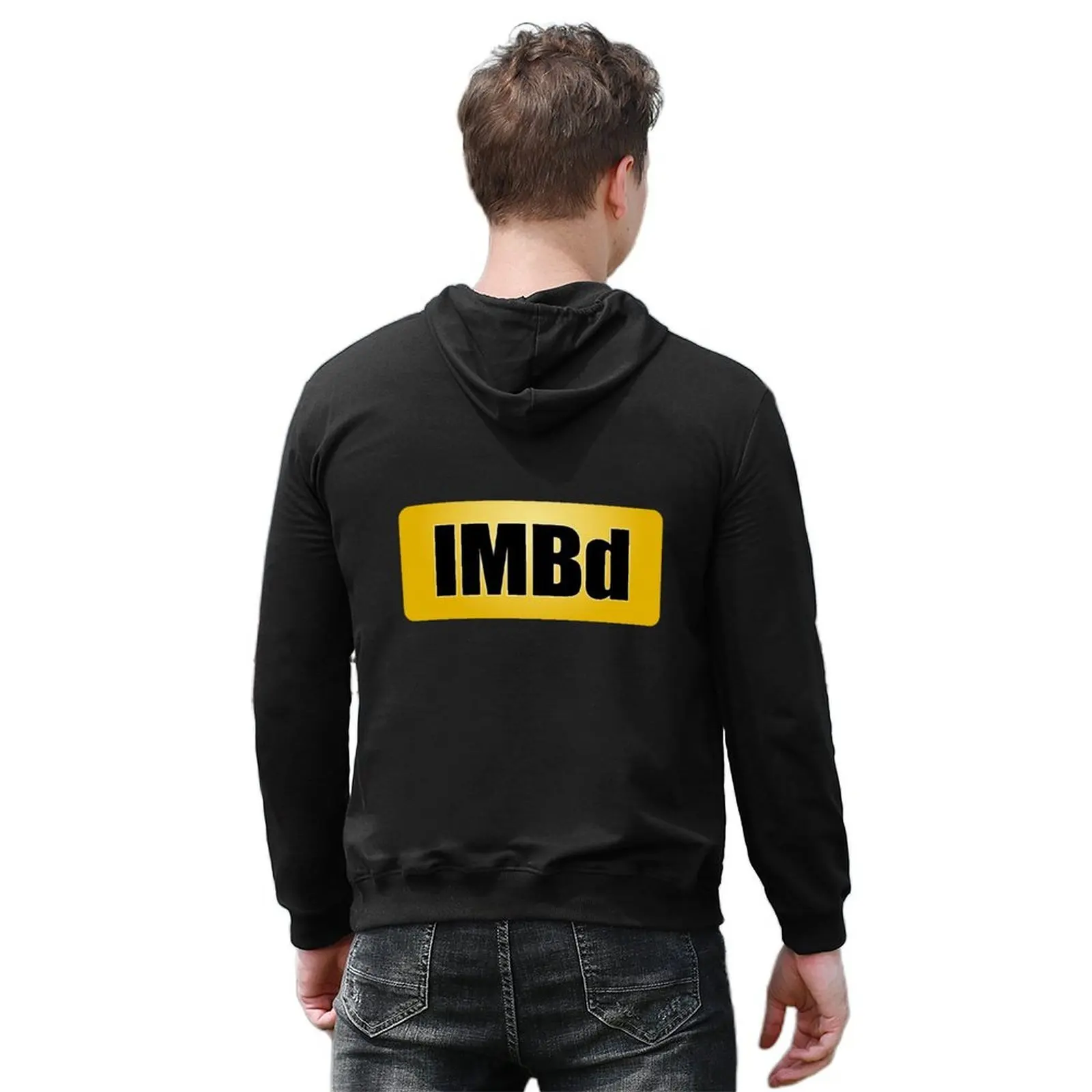 IMDb شعار هوديي الرجال ارتداء ملابس الخريف ملابس الخريف الكورية ملابس رجالي هوديس للرجال