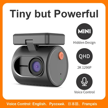 2K Mini Dash กล้องสําหรับรถ DVR Dash Cam KAWA MINI 3 เครื่องบันทึกวิดีโอการควบคุมเสียงฉุกเฉิน Night Vision WiFi APP Monitor WDR