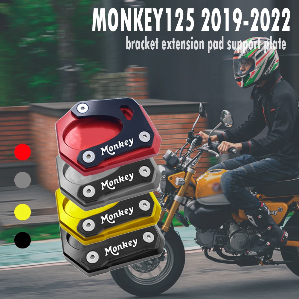 

2024 подставка для мотоцикла с ЧПУ, боковая подставка для ног, удлинитель, опорная пластина, увеличенная подставка для Monkey 125 Monkey 125 2018-2023 2024