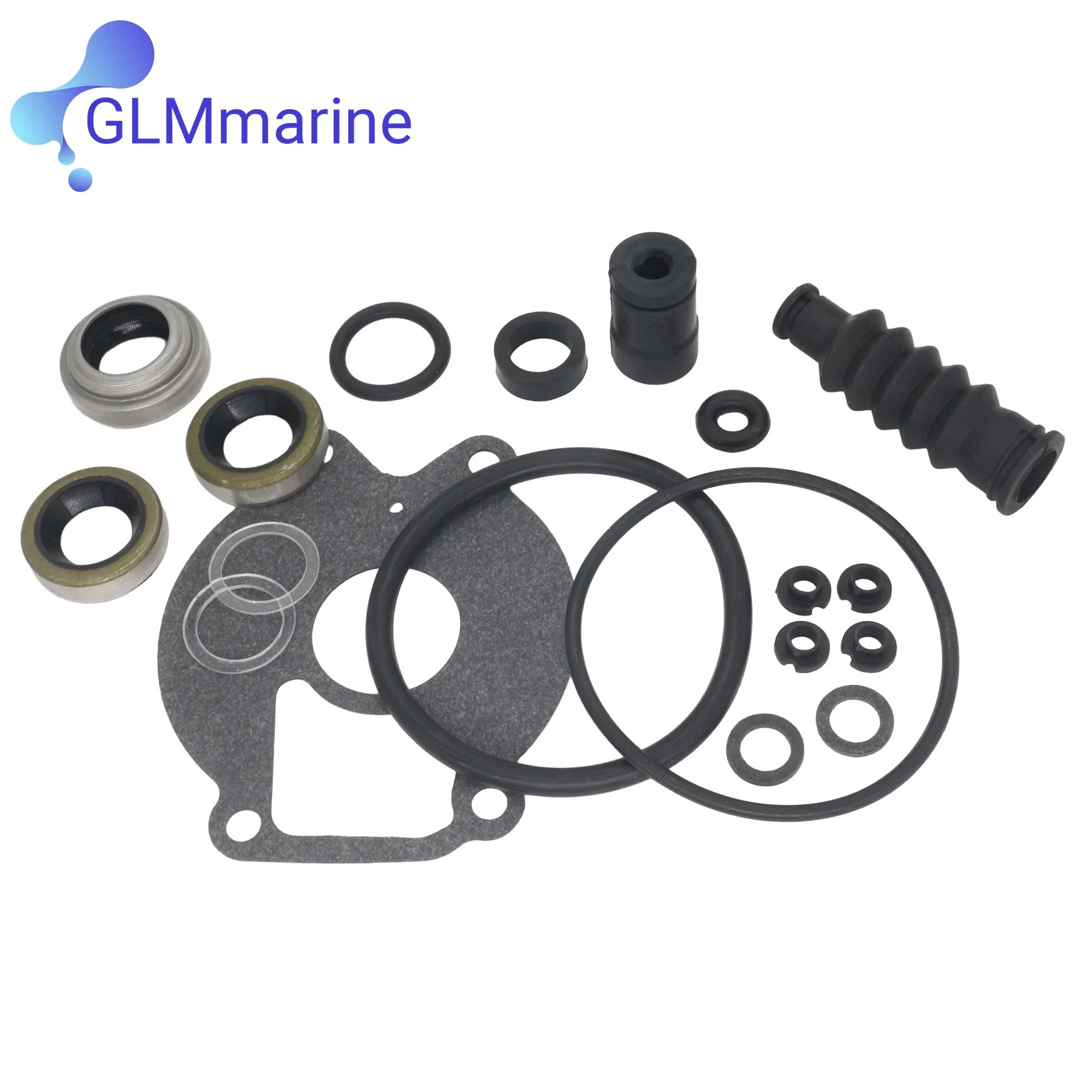 Lower Unit Gear Case Seal Kit 26-85090A1 for Mercury Mariner Chrysler Force 2 Cyl 18Hp 25Hp Engines 85090A1 18-2629