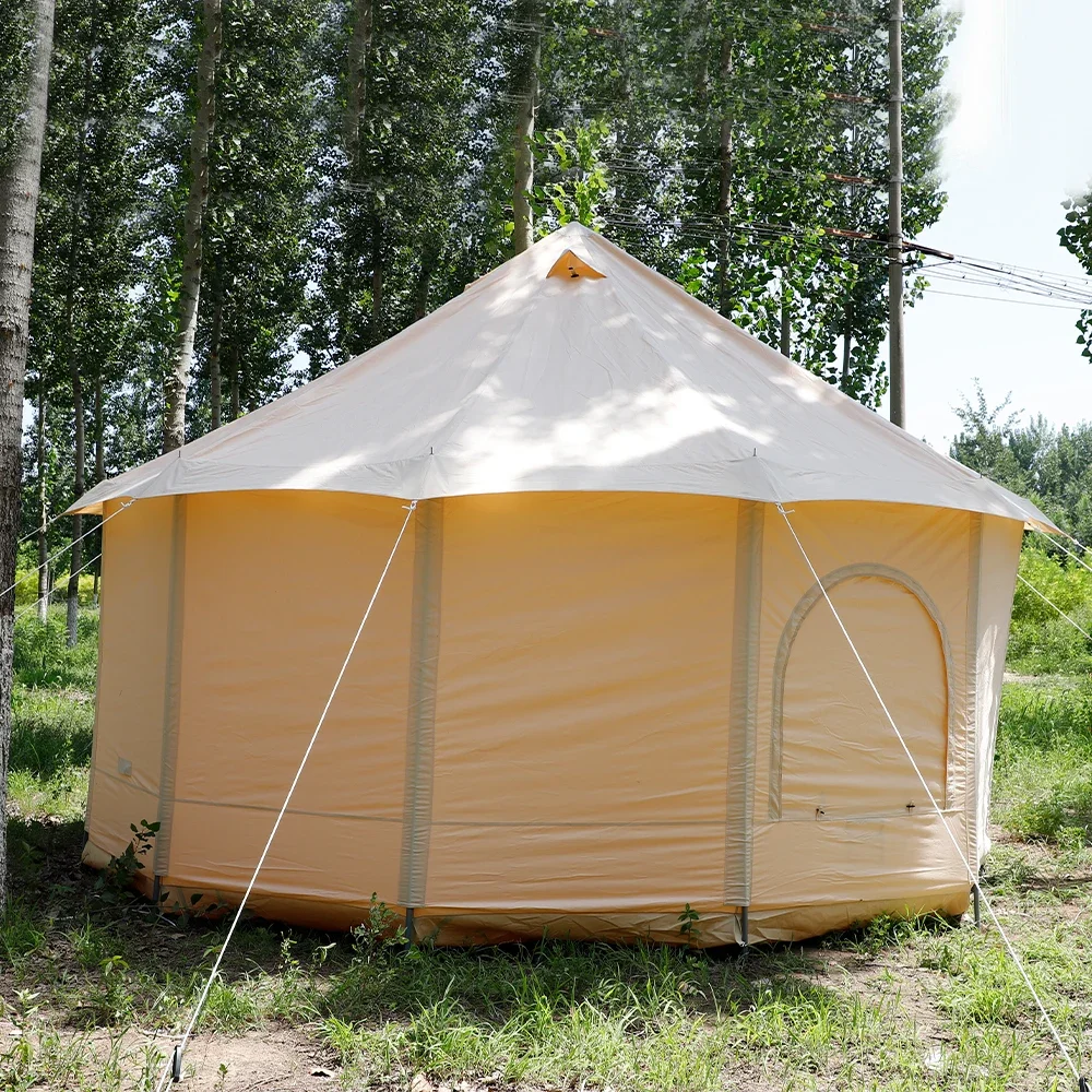 

Hot Sale Luxury Family Home Camping Tent 4 Seasons Waterproof Mongolian Yurt