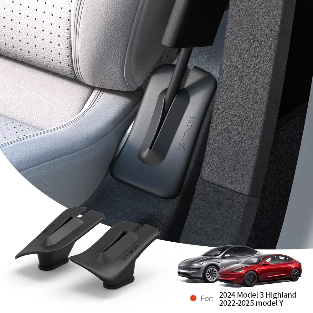Yz para tesla modelo 3 y highland juniper 2025, preenchimento de lacuna de assento de carro, costura lateral, estilo à prova de vazamento, acessórios de capa de silicone