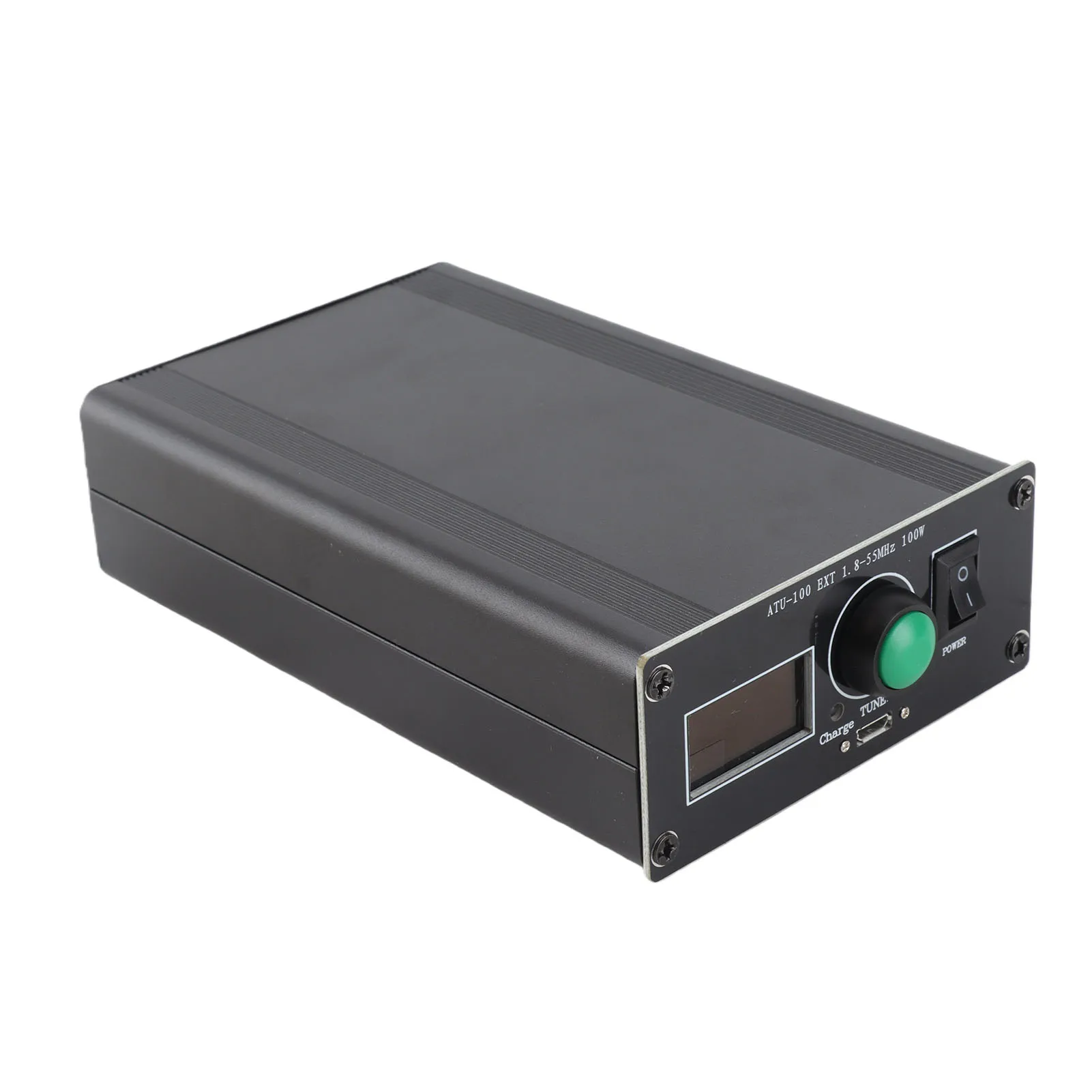 Antenna Tuner Mini Automatic Antenna Tuner for Radio Equipment 1.8~55MHz 0.96IN with Housing ATU‑100 0.96in OLED