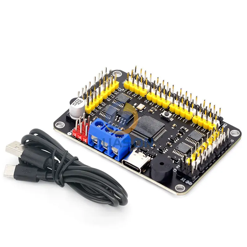 New Version 32 Channel Robot Servo Control Board Servo Motor Controller PS-2 Wireless Control USB/UART Connection Mode