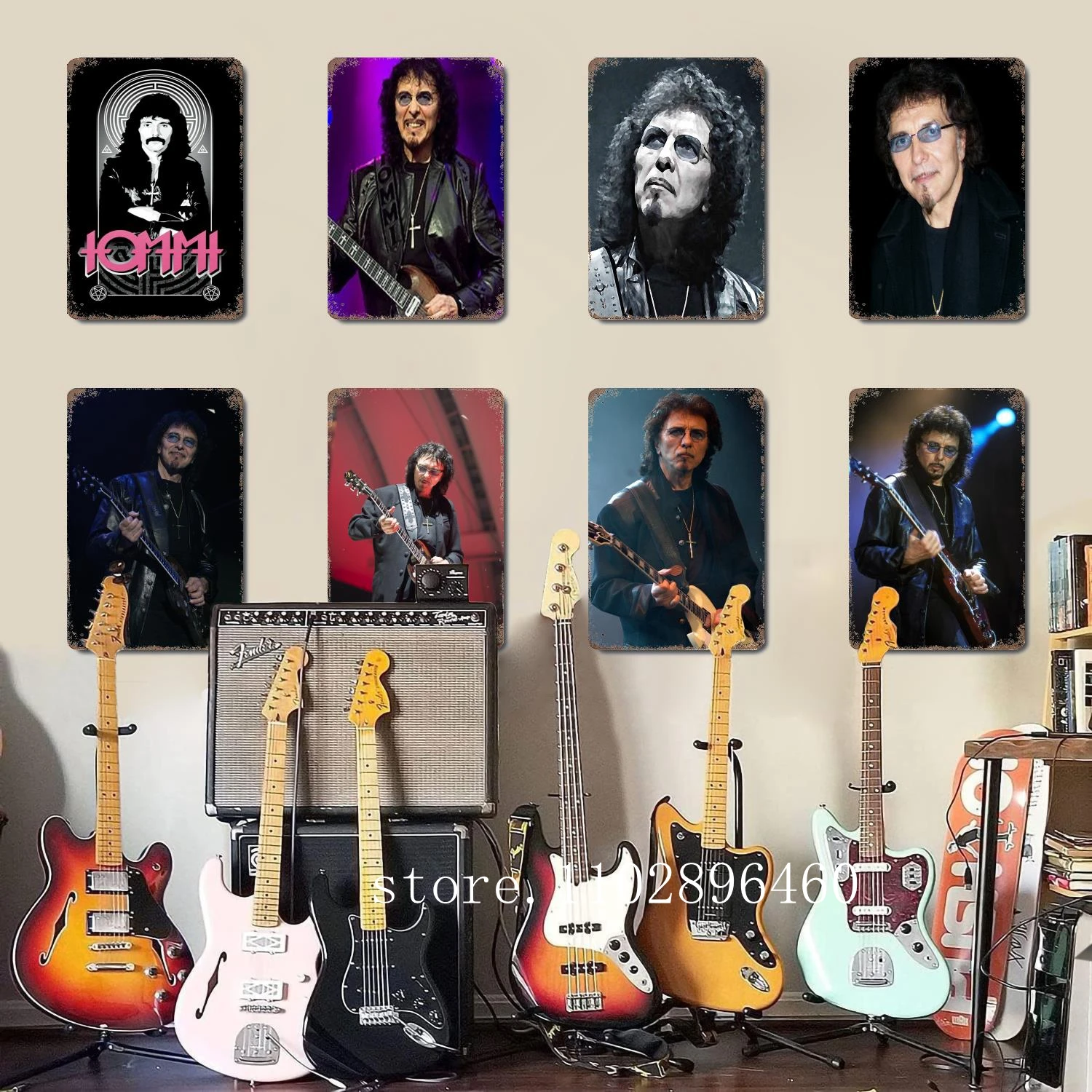 

tony iommi Metal Plaques & Signs wall decor Vintage Tin Signs Captain Metal Poster Decor for Bar Pub Club Wall Decoration