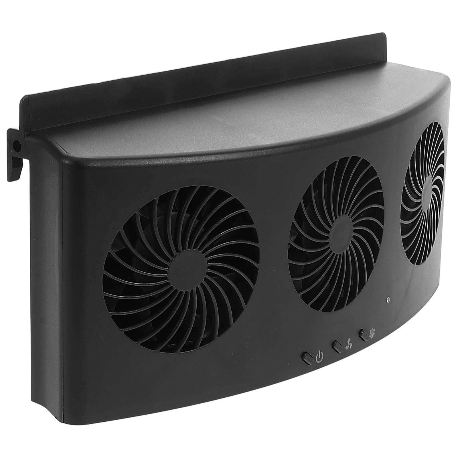 

Exhaust Fan In-car Window Vent Small Cooling Ventilator Fans Black Vehicle Baby
