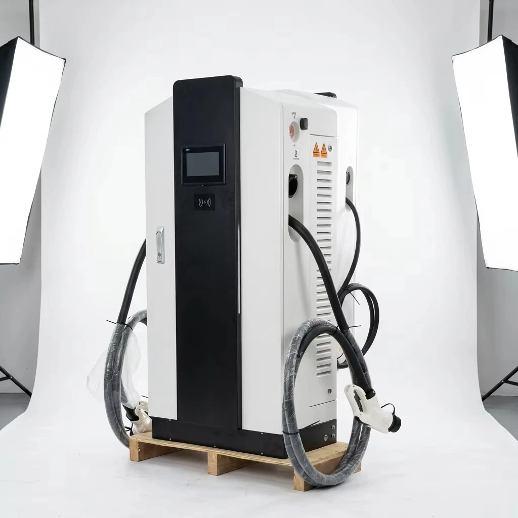 New Fast DC EV Charger Charging Station Power Source Power Supply Generator with Single or Double Guns for Electric Cars