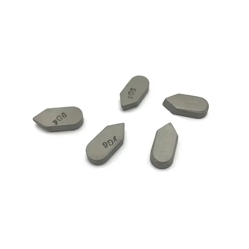 Manufacturer Raw Material Sintered Tip  Brazed Insert Tips Brazed on Water Well Drill Bits
