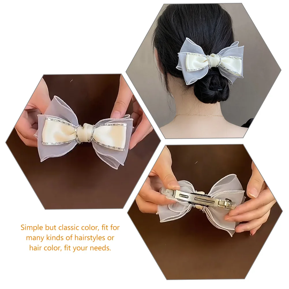 

Bow Hairpin Hair Accessories Women Bows Hair Bows Barrettes For For Girls Girls Decoration Lightweight Everyday Use