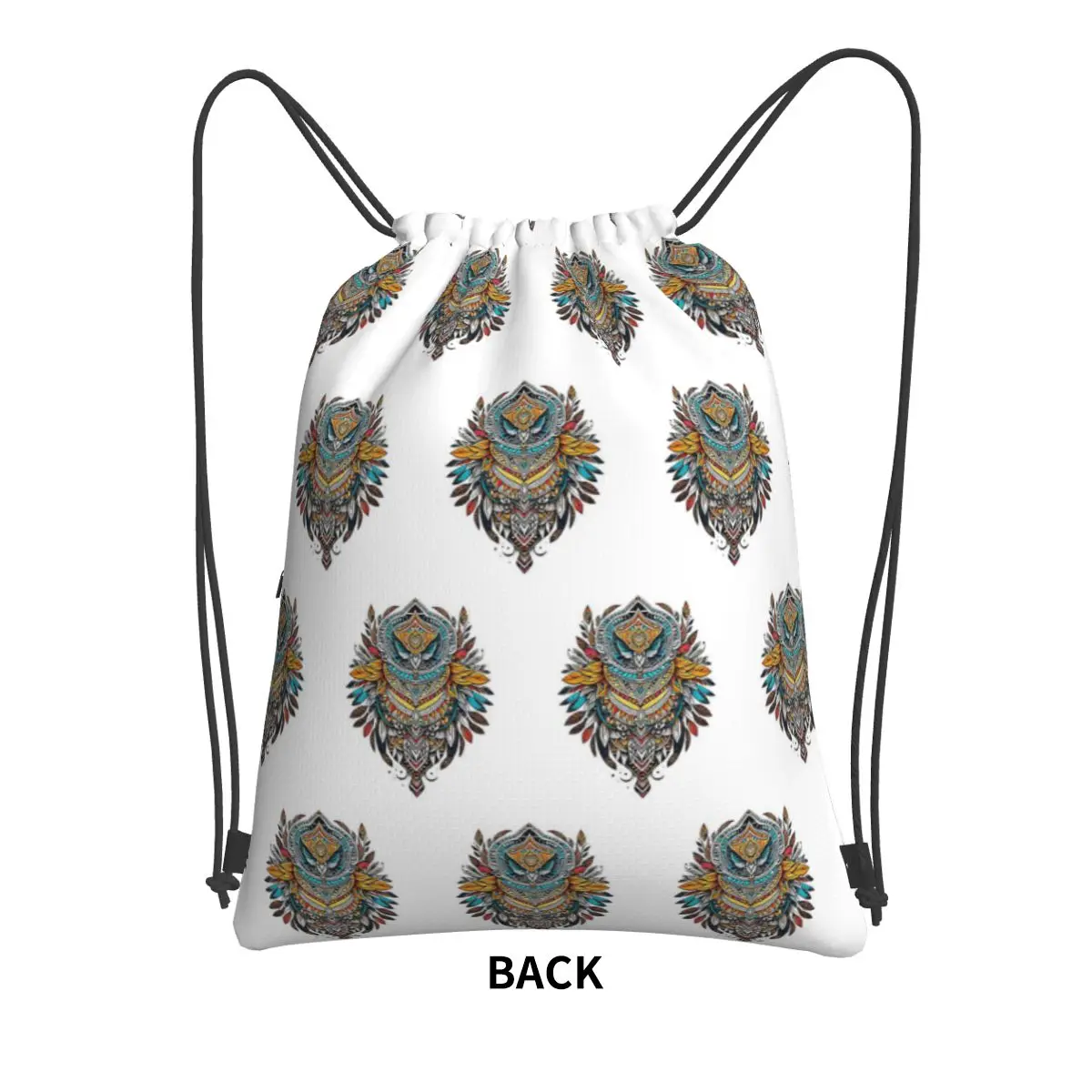 Рюкзаки Tribal Echoes Of Nordic с металлическими скульптурами, повседневные портативные сумки на шнурке, спортивная сумка, сумки для книг для путешествий, школы
