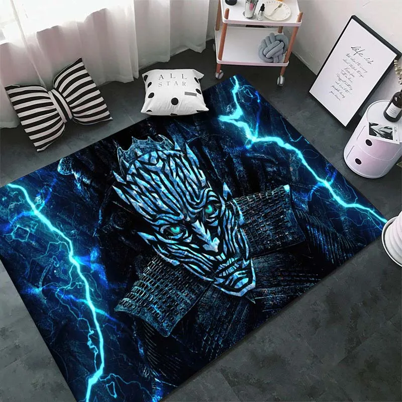 

15 Sizes GOT Night King Printed Carpet for Living Room Play Mat Home Decor Red Carpets Rug Floor Mat Bedroom Game Room Carpet