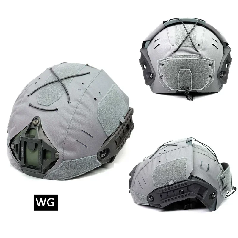 Laser Cutting Two-Piece Airsoft Helmet Cloth Sports Tactical Helmet Protective Cover for Cp Af Helmet Outdoor