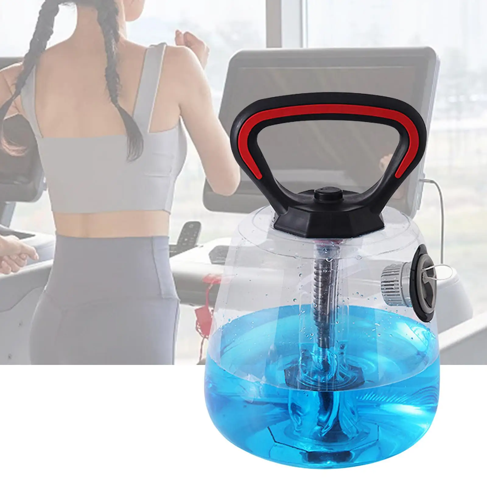 Water Filled Kettlebell Equipment Training Aid Accessory Water Bottle Weight Lifting for Home Travel Household Exercising Men