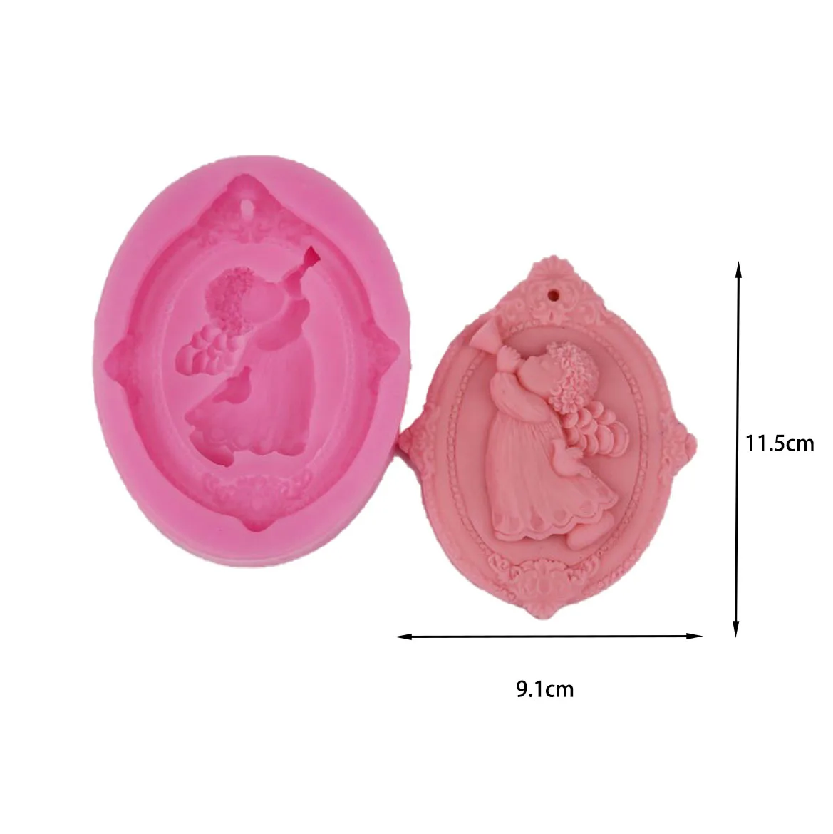 Plaster Car Pendant Gypsum Silicone Mold Fondant Cake Baking Molds Aromatherapy Wax Tablet Mold DIY Clay Plaster Ornament Mold