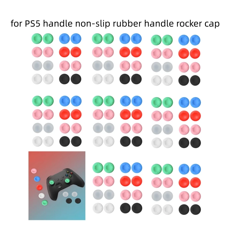1pcs For PS5 Handle Non-slip Rubber Handle Rocker Cap For PS4/for PS3/for PS2/for XBOX Universal Rocker Cap