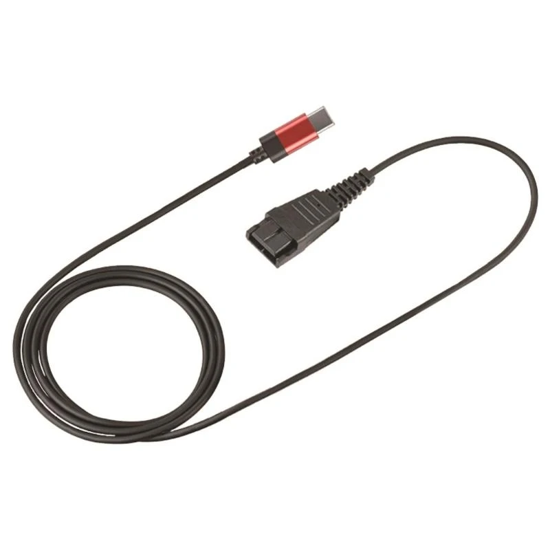 Detachable Type C to Cable Headset Quick Disconnect Wire Easy to Use & Store