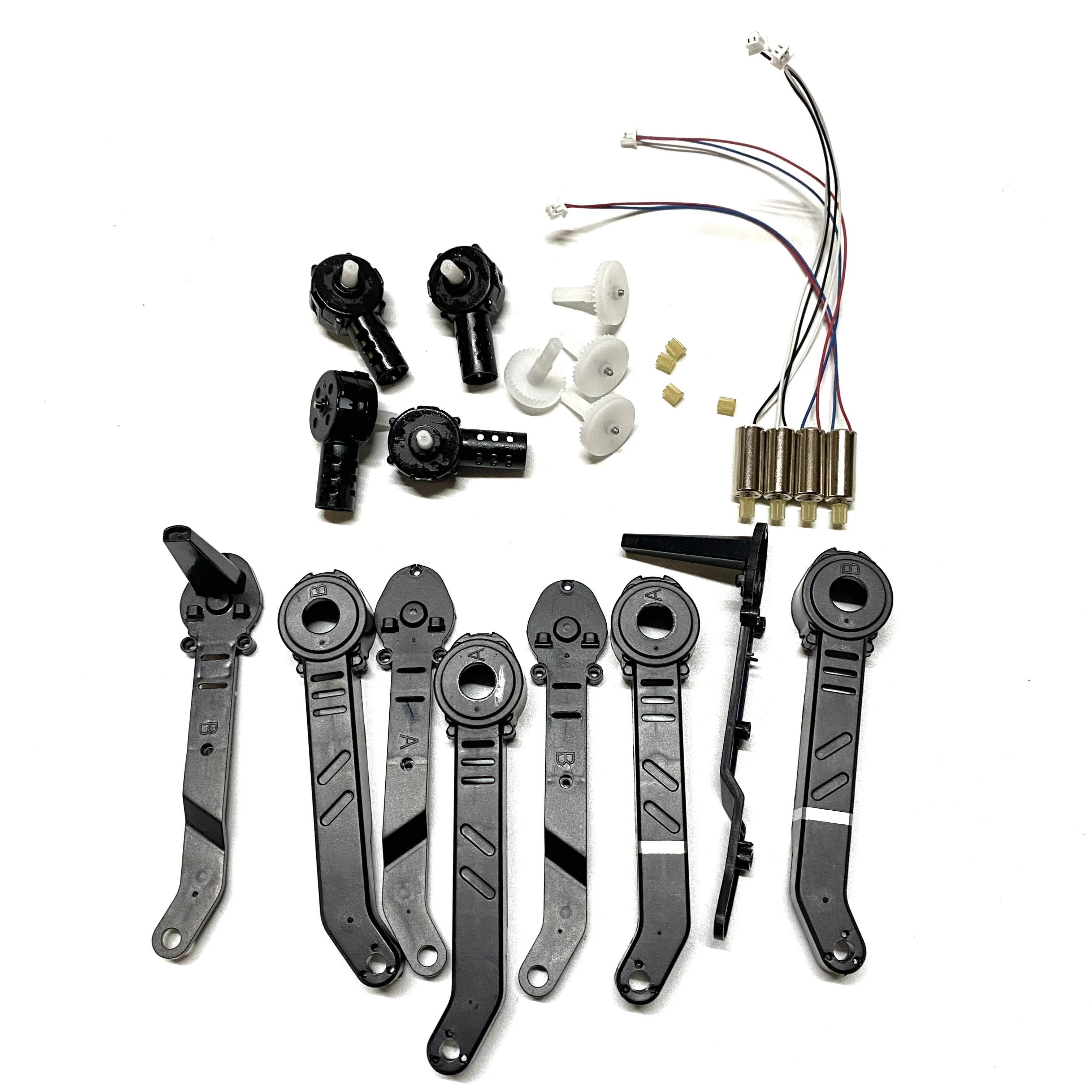 E88 Teng1 E88pro RC Drone S89 Quadcopter pezzi di ricambio braccio elica lama Guard Gears accessori di ricambio del motore