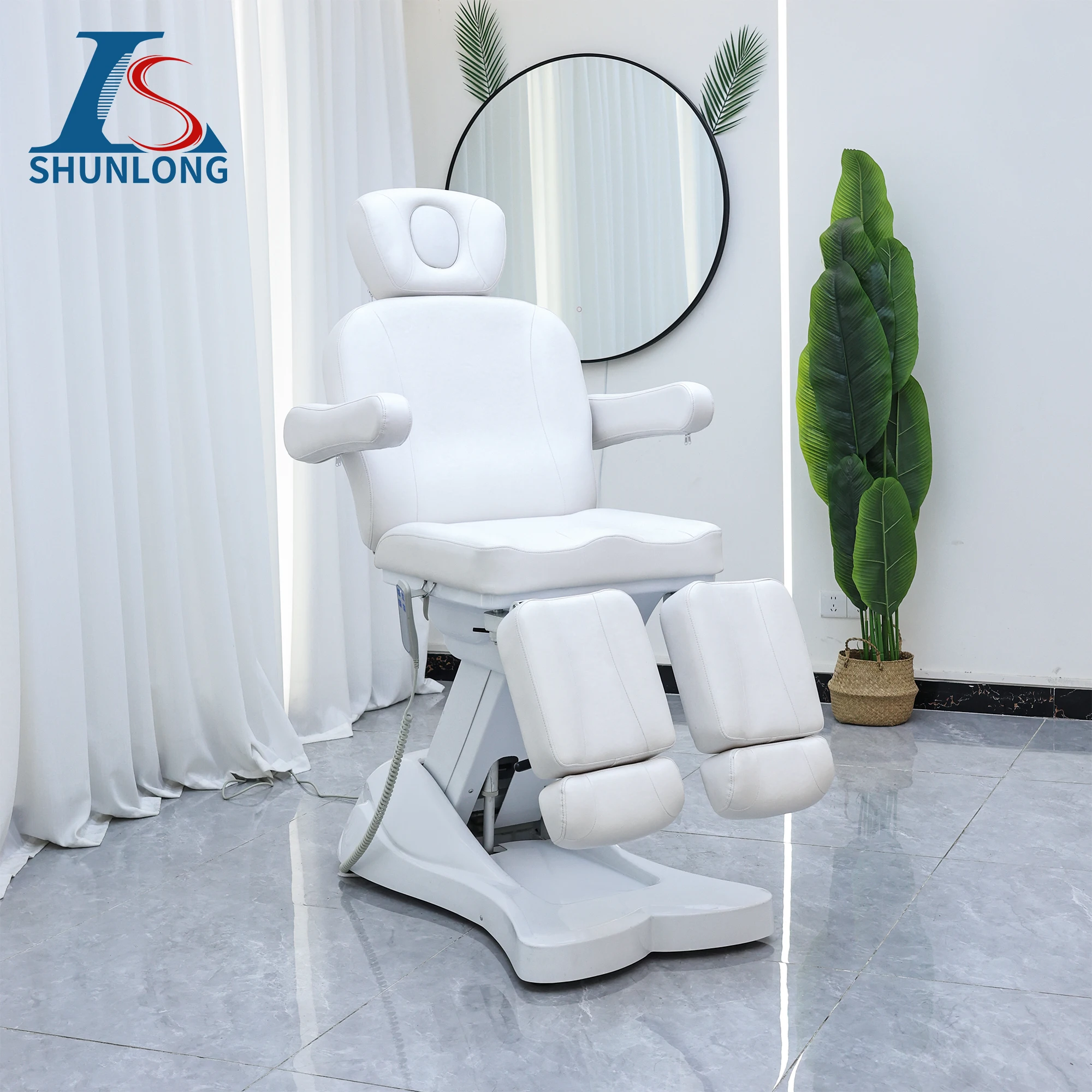 Split-leg Electric Treat Chair Multifunctional Leg Adjustments Beauty Bed Massage Bed Tattoo Chair