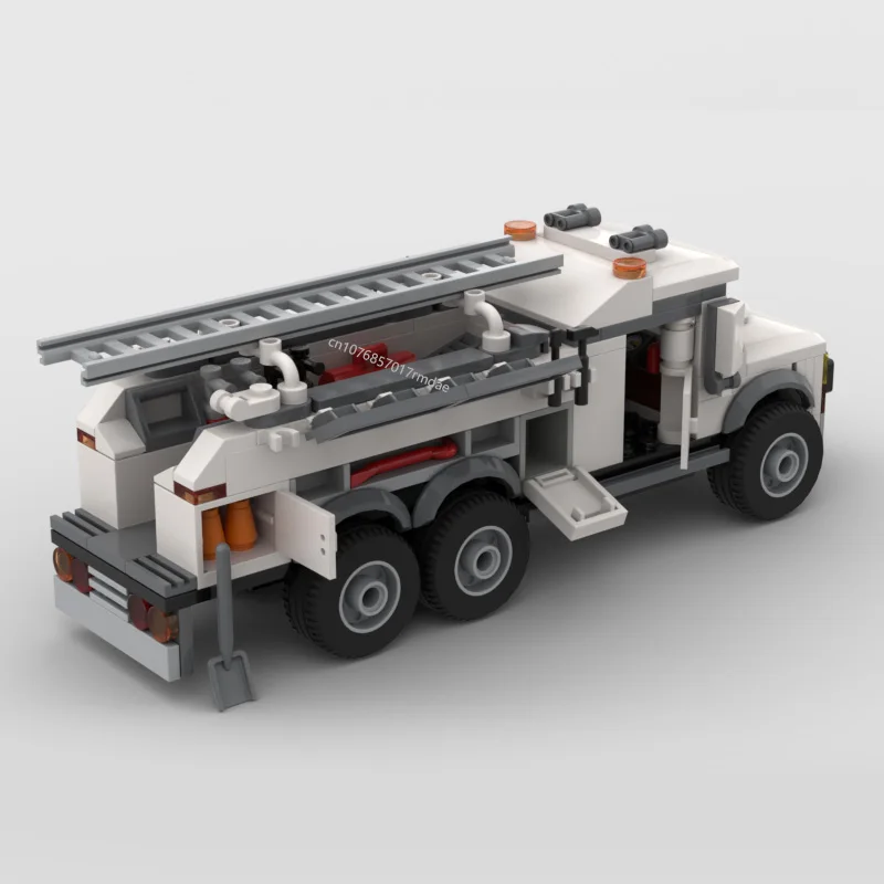 MOC-City Engineering Modular Heavy Duty Truck Model, Brinquedo Infantil, Presente de Aniversário, Blocos de Tecnologia, Ideias Criativas, Novo, 221Pcs