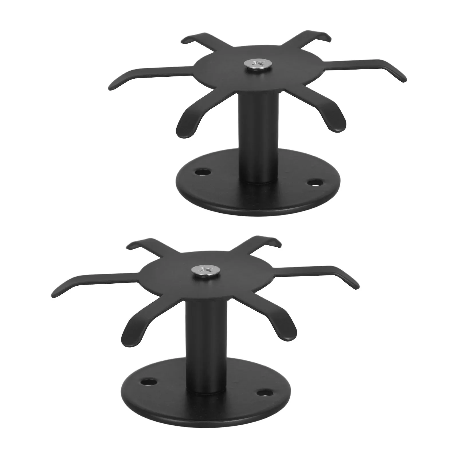 2Pcs Stainless Steel Kitchen Rotating Hook Heavy Duty Under Cabinet Utensil Holder for Towels Gloves Aprons Brushes