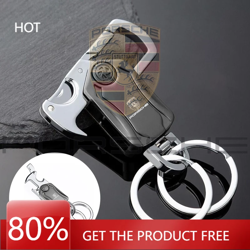 

Брелок-открывалка для бутылок с логотипом Porsche Cayenne, Macan, Panamera, 918, 911 – подарок-подвеска для Porsche Cayenne, Panamera, Macan