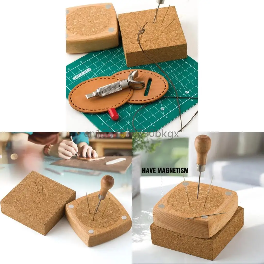 

Soft Cork Needle Threading Aid Perfect For Beginners Kids Crafting Activities J78E