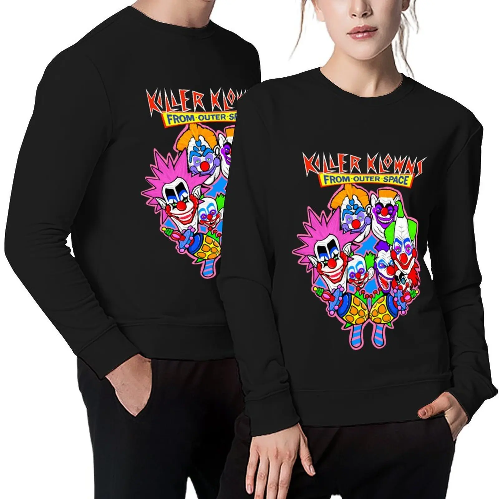 

Killer Klowns from outer space Pullover men's autumn clothes men's clothing men's clothes sweatshirt