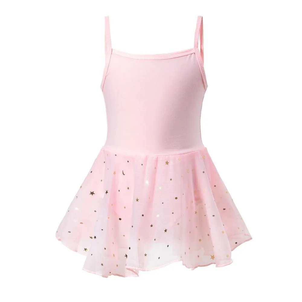 

Short Sleeve Ballet TuTu Dress Sequin Cross Strap Ballet Performance Costume Puffy Princes Dress Girl Ballet Skirt Gymnastic