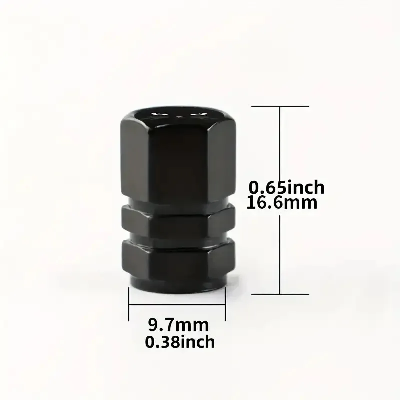 Hot Popular Cat Pattern Tire Valve Cap Car Bicycle Wheel Valve Stem Cover Aluminum Alloy Dustproof Solid Color Cute Decor Style