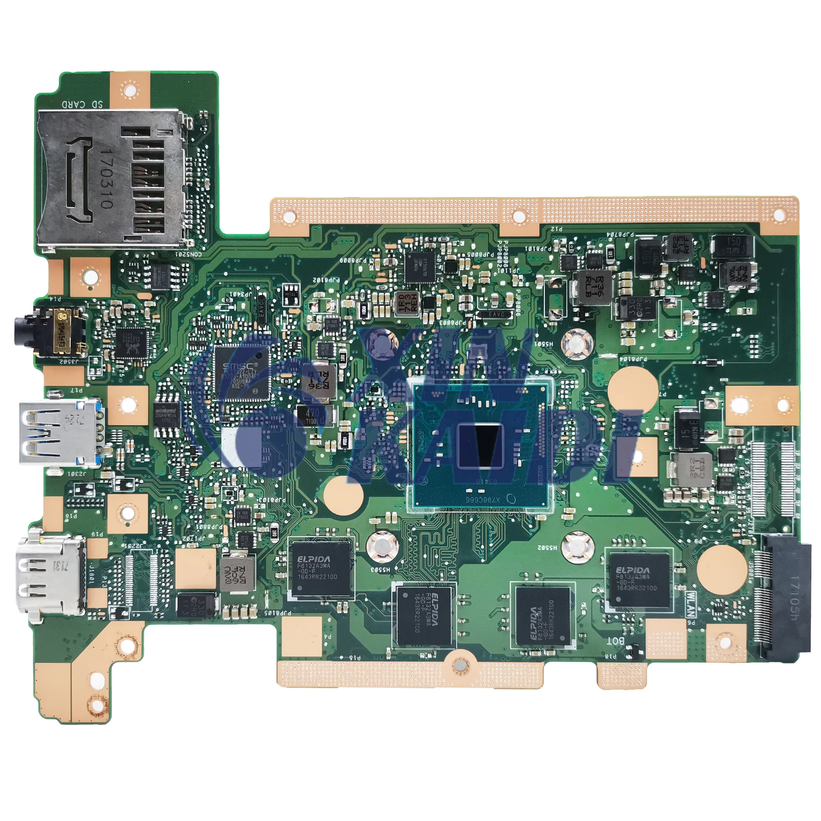 Notebook Mainboard For ASUS C202SA C202S C202SA Laptop Motherboard With CPU N3060 2GB 4GB-RAM EMMC-16G Systemboard