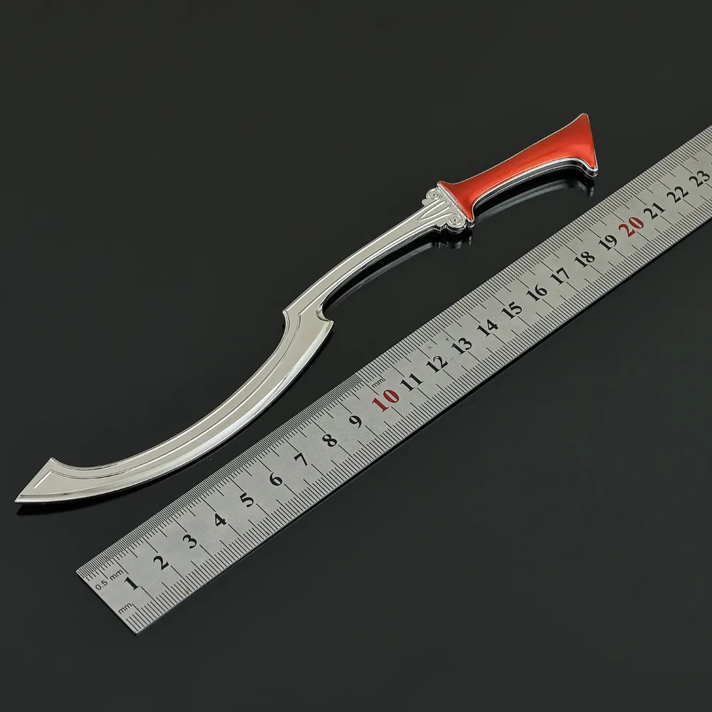 22cm Metal Sword Model Egyptian Pharaoh's Knife Decorations Sword Safe Not Sharpened Desktop Ornament Gifts Collections