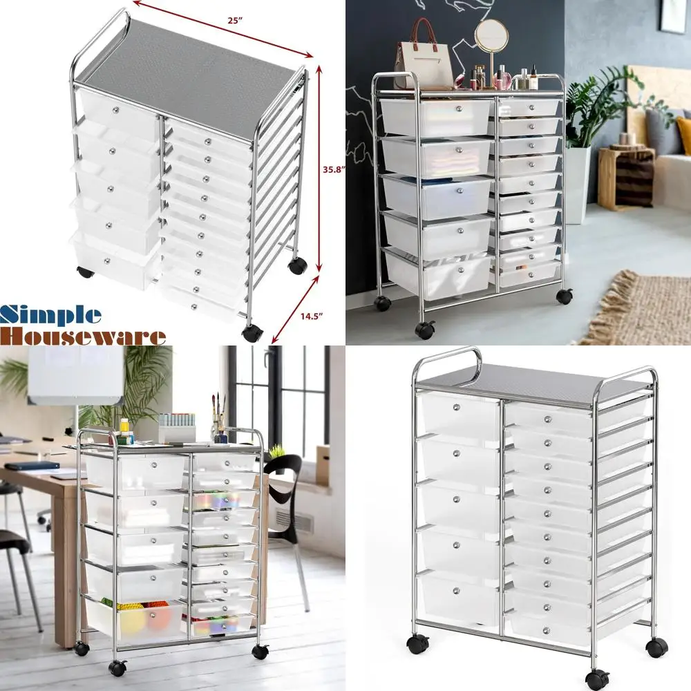 15-Drawer Rolling S…